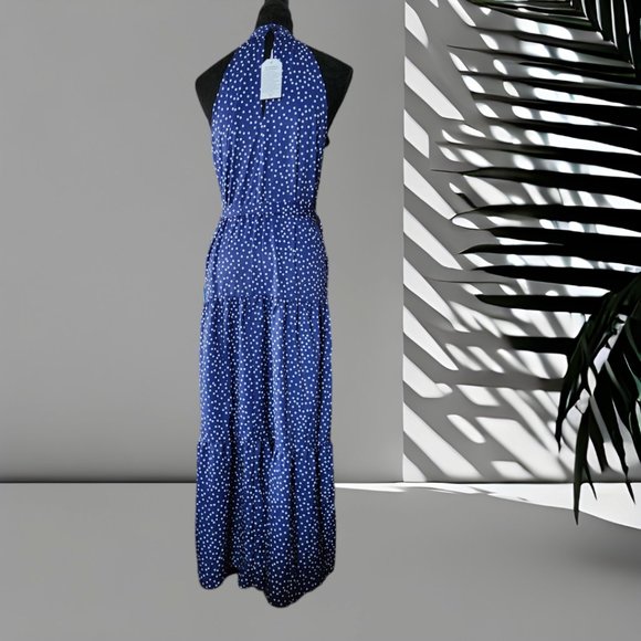 NWT Sexy Halter (S) Strapless Maxi Dress - Picture 6 of 7